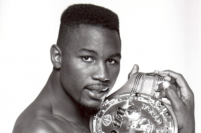 Lennox Lewis in his youth