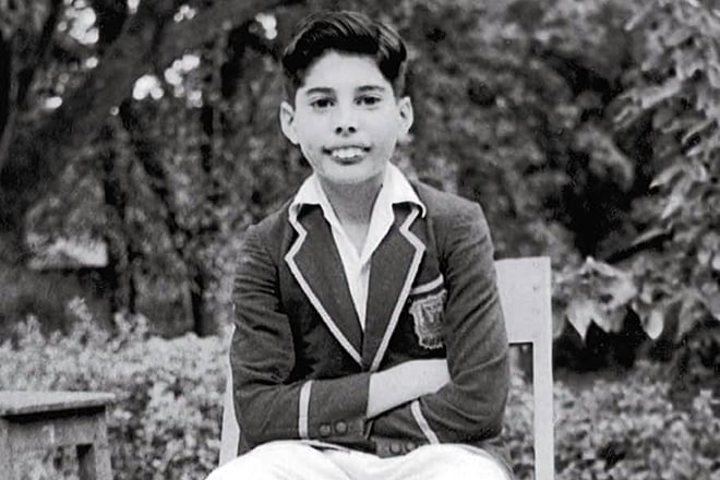Freddie Mercury in his childhood