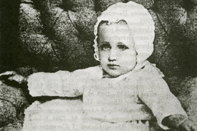 Anna Akhmatova in childhood
