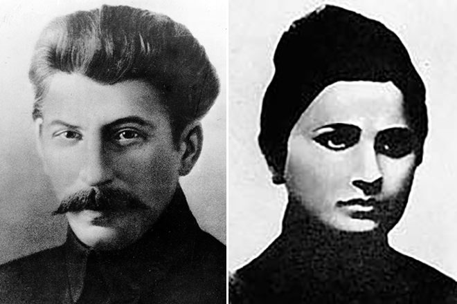Joseph Stalin and Ekaterina Svanidze