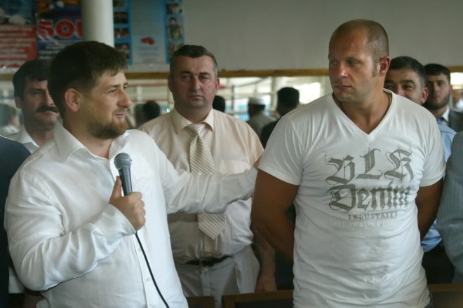 Ramzan Kadyrov and Fedor Emelianenko