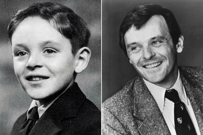 Anthony Hopkins in his childhood and in young years