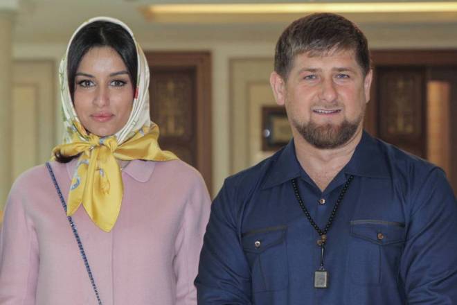Tina Kandelaki and Ramzan Kadyrov