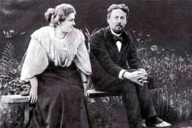 Anton Pavlovich Chekov and Lidija Mizinova