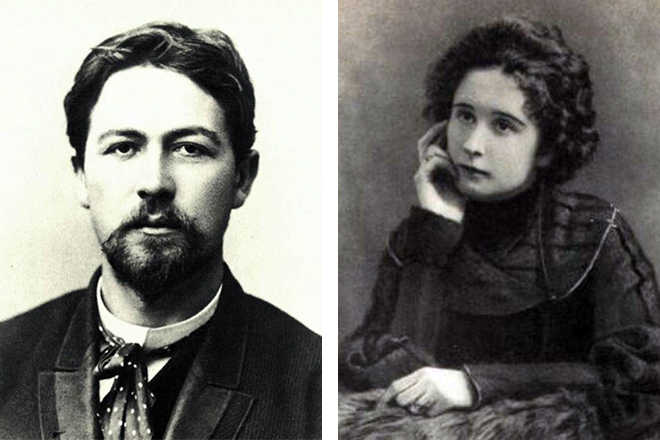 Anton Chekhov and Nina Korsh