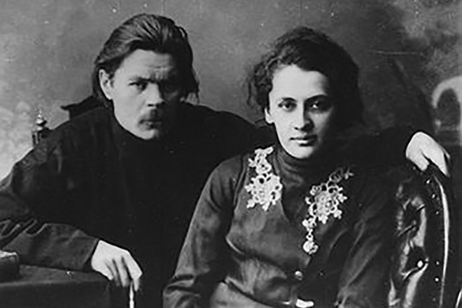 With the first wife Ekaterina Volozhina