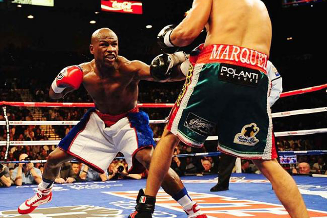 Floyd Mayweather in the ring