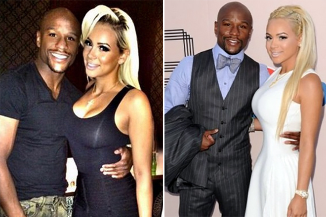 Floyd Mayweather and his girlfriend