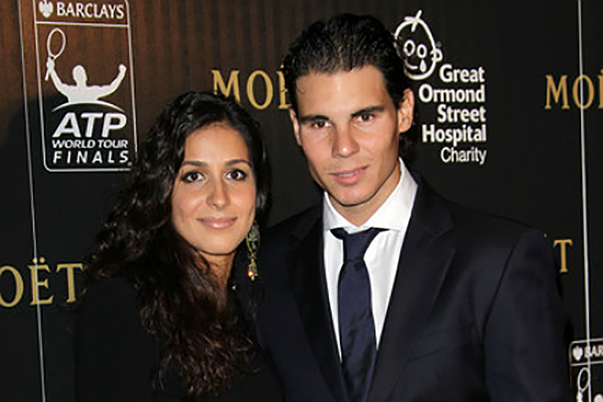 Rafael Nadal with Maria Francesco Perello