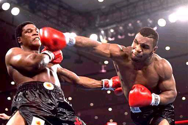 Mike Tyson in the ring