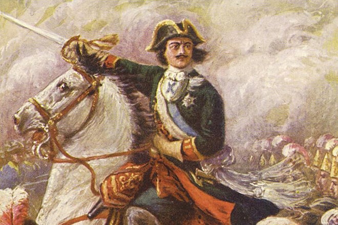 Peter the Great at the Poltava Battle | X-digest