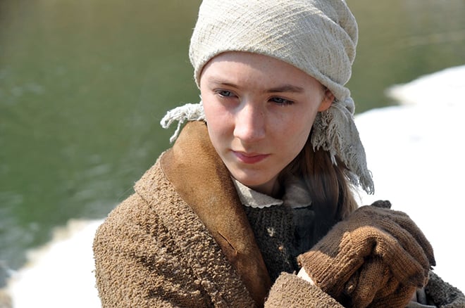 Saoirse Ronan in the movie “The Way Back”
