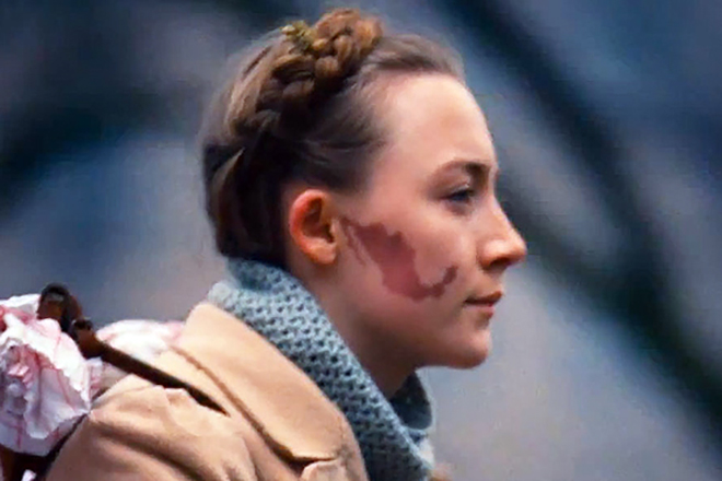 Saoirse Ronan in the movie “The Grand Budapest Hotel”