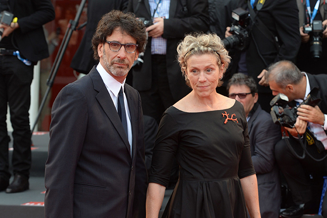 Frances McDormand and her husband Joel Coen