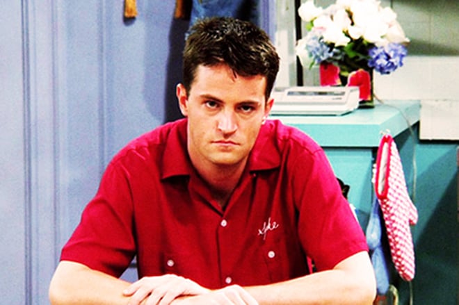 Matthew Perry in the series "Friends"