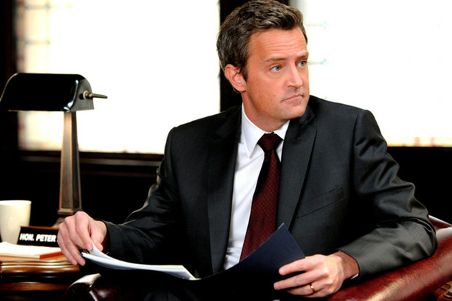 Matthew Perry in the movie "The Good Fight"