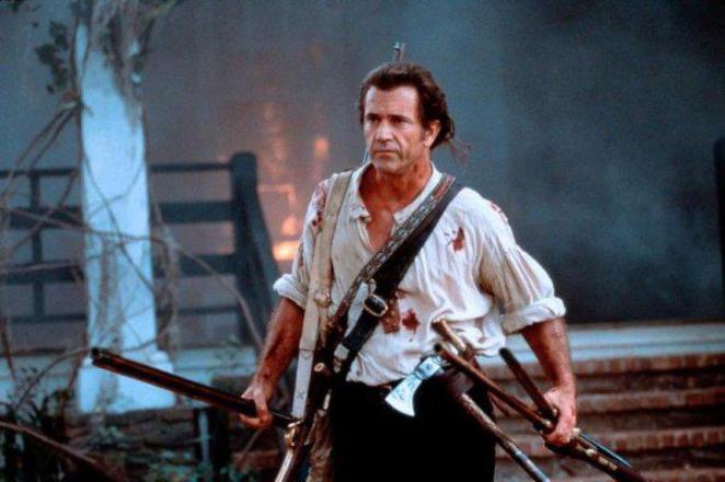 Mel Gibson in the movie "The Patriot"