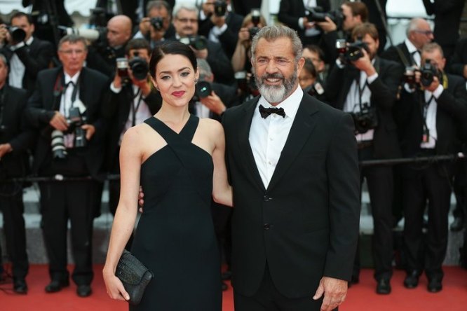 Rosalind Ross and Mel Gibson