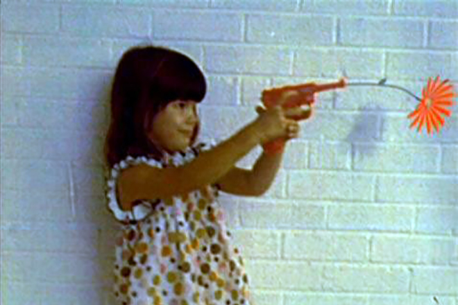 Sandra Bullock in childhood