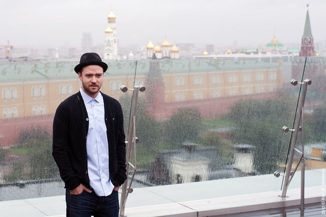 Justin Timberlake in Moscow