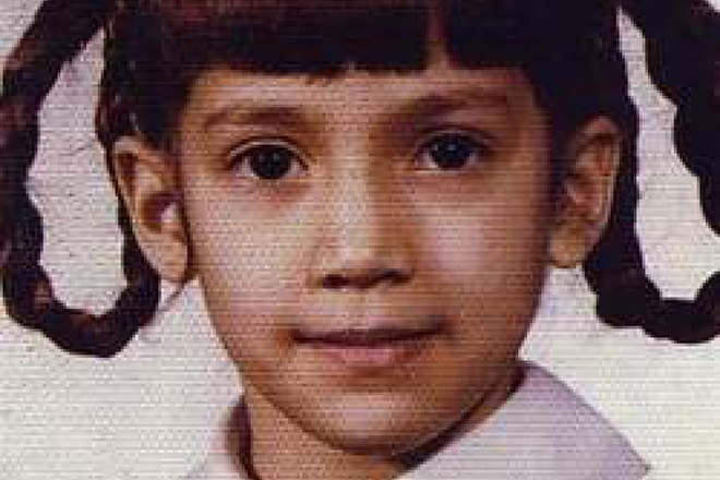 Jennifer Lopez in childhood