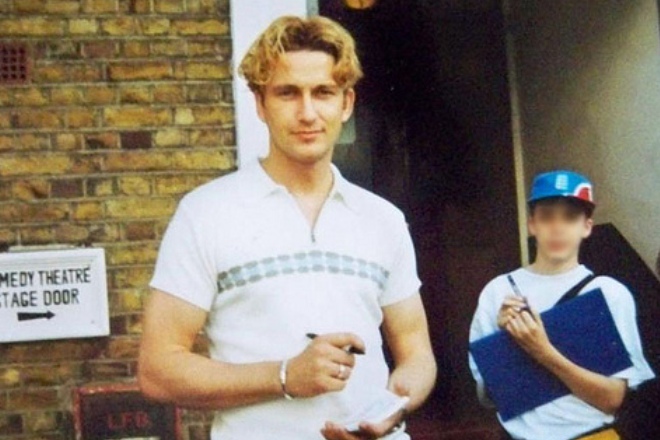 Gerard Butler in his youth