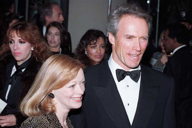 Clint Eastwood and Erica Fischer