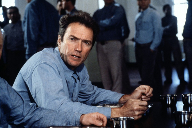 Clint Eastwood in the picture "Escape from Alcatraz"