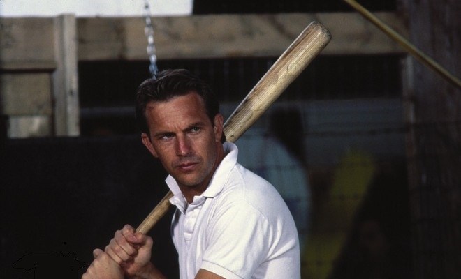 Kevin Costner in the movie "Bull Durham"