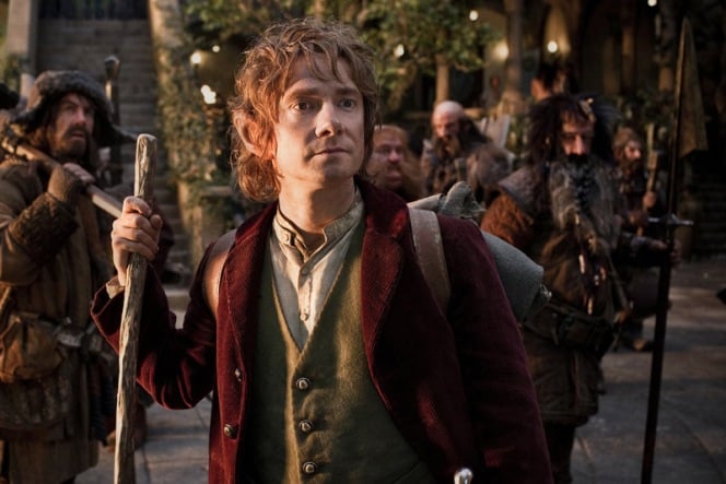 Martin Freeman in the movie “The Hobbit: An Unexpected Journey”