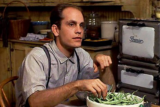 John Malkovich as a character of Will in the movie "Places in the Heart"