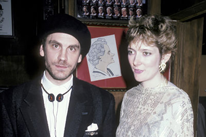 John with his first wife Glenne Headly