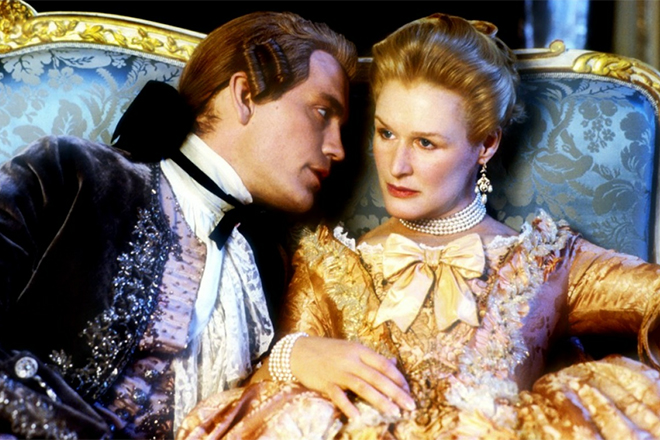 On the movie set of "Dangerous Liaisons," John began a love affair with Michelle Pfeiffer