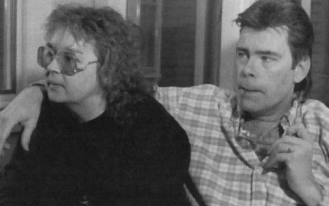 Stephen King with his wife Tabitha
