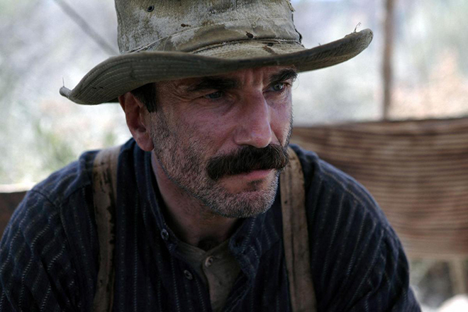 Daniel Day-Lewis in the film "There Will Be Blood"