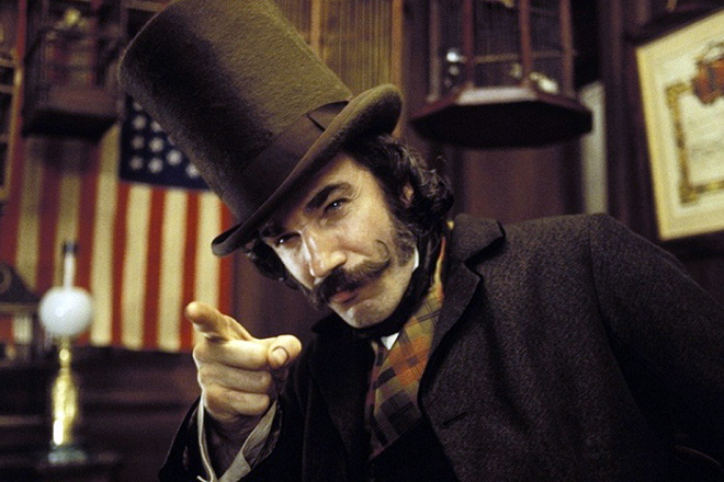 Daniel Day-Lewis in the film "The Gangs of New York"