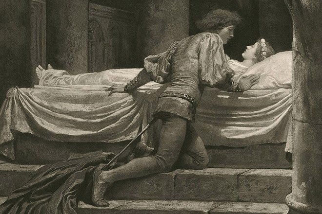 Illustration for the play "Romeo and Juliet"