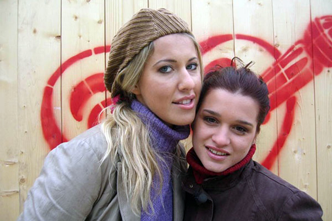 Ksenia Sobchak and Ksenia Borodina