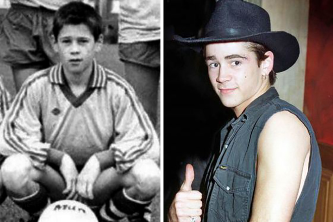 Colin Farrell in childhood and youth