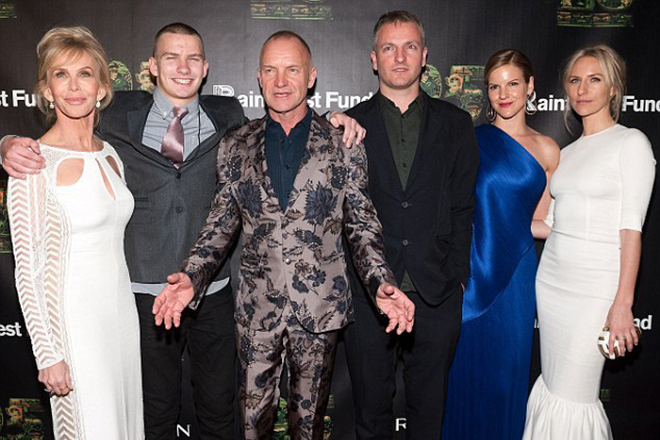 Sting’s large family