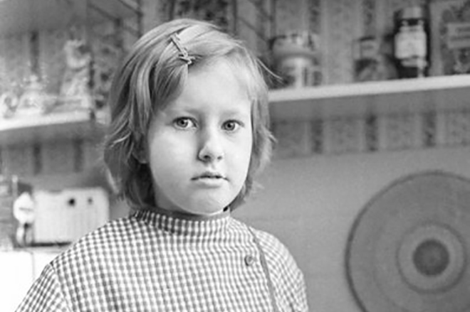 Ksenia Sobchak in childhood