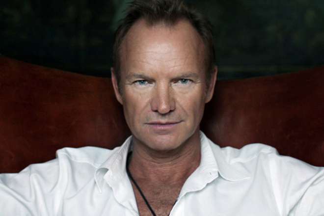 The singer Sting