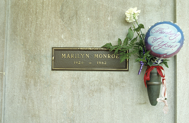 Marilyn Monroe’s grave