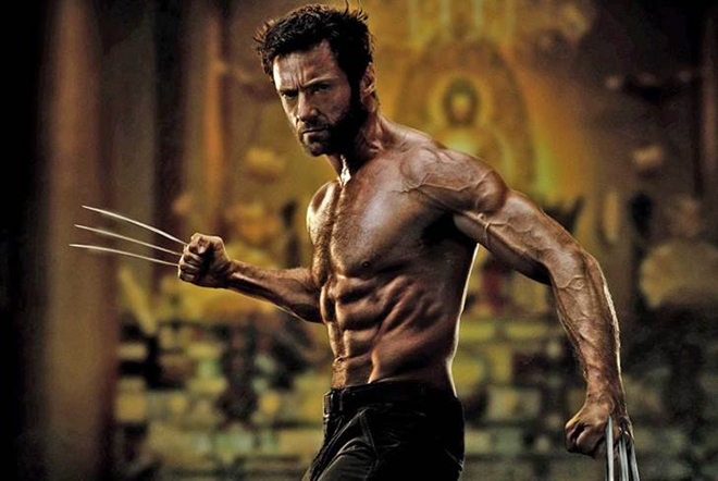 Hugh Jackman in the role of Wolverine
