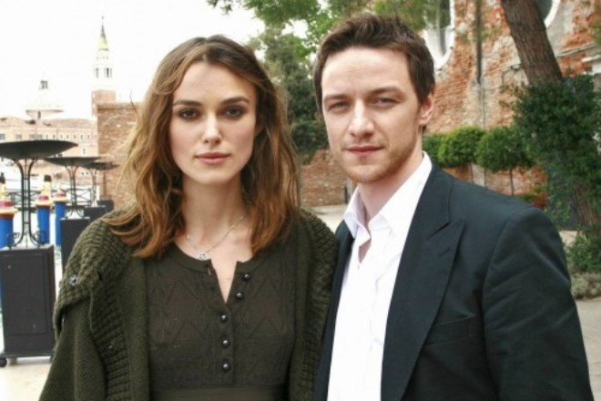 Keira Knightley and James McAvoy