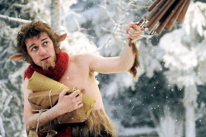 James McAvoy in the movie "The Chronicles of Narnia"
