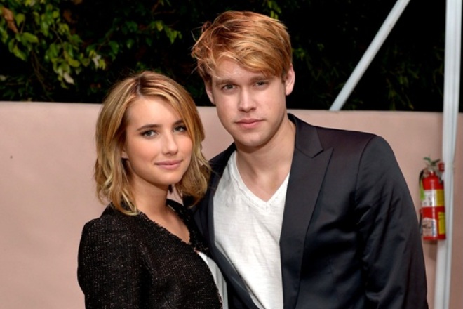 Emma Roberts and Chord Overstreet