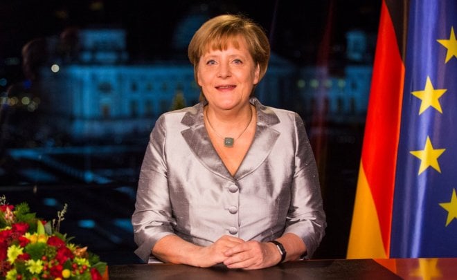 The Federal Chancellor of Germany Angela Merkel