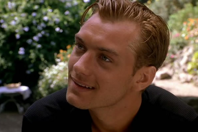Jude Law in the movie "The Talented Mr. Ripley"