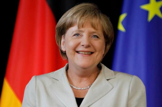 The Chancellor of the Federal Republic of Germany Angela Merkel